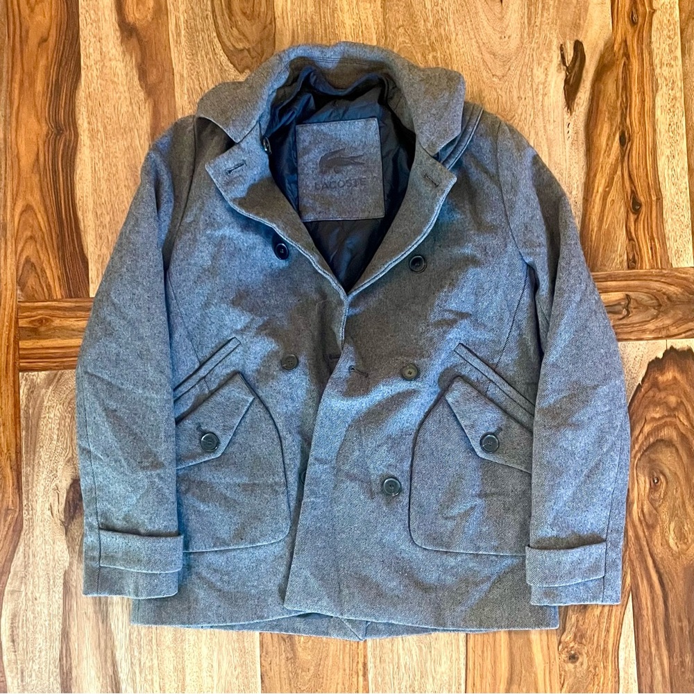 Lacoste Wool Double Button Jacket